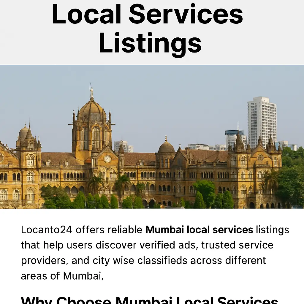 Mumbai local services listings